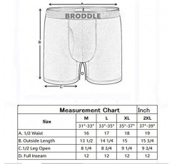 BRODDLE 남성용 패키지 및 엉덩이 패딩 속옷 강화 복서 브리프…