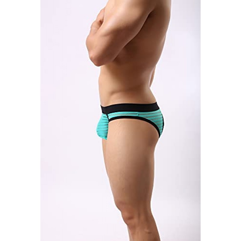 4UFIT 남성용 반투명 Jockstrap 끈 속옷 T 백 끈 팬티 G 스트링 속옷