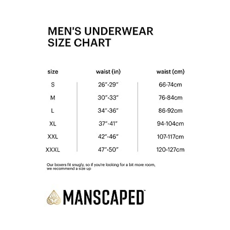 MANSCAPED™ 남성용 피부 쓸림 방지 운동 성능 복서 브리프