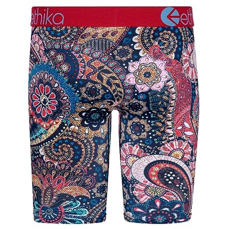 Ethika 남성 스테이플 복서 브리프 | BMR 크레이지 페이즐리