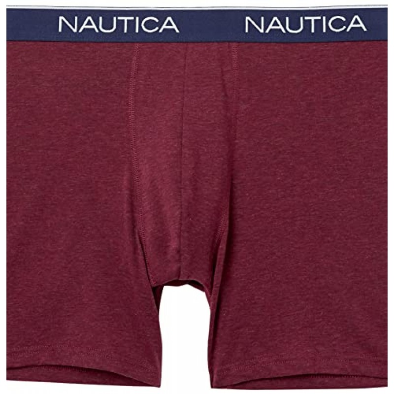 Nautica 남성용 3팩 소프트 스트레치 복서 브리프