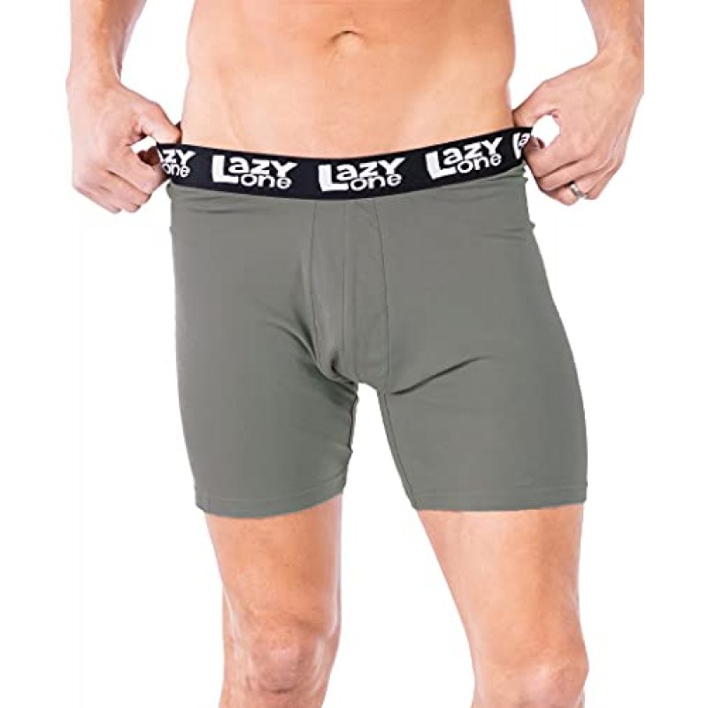 남성용 Lazy One Funny Boxer Briefs, 남성용 속옷