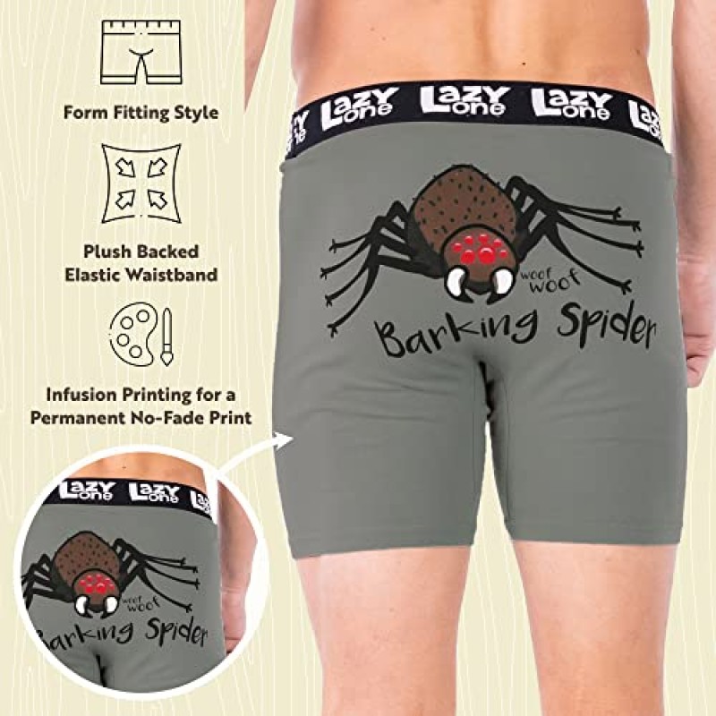 남성용 Lazy One Funny Boxer Briefs, 남성용 속옷