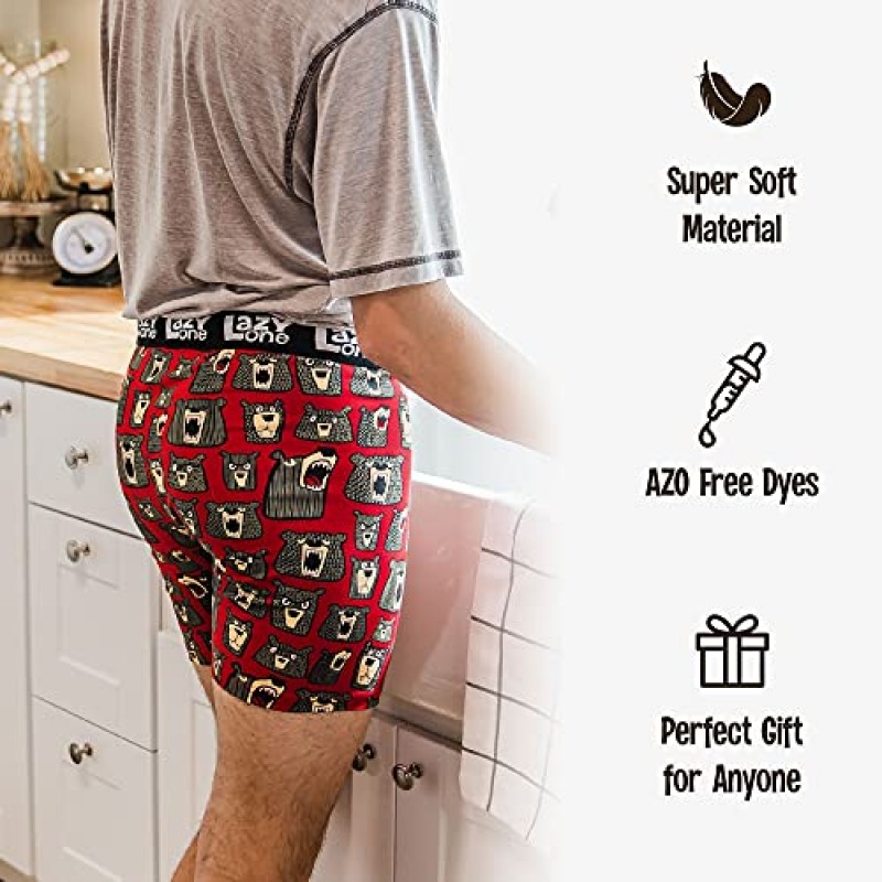 남성용 Lazy One Funny Boxer Briefs, 남성용 속옷