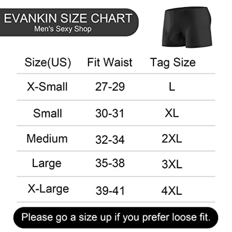 Evankin Mens 아이스 실크 속옷 (벌지 파우치 포함) 통기성 쿨 복서 브리프 초박형 스트레치 복서