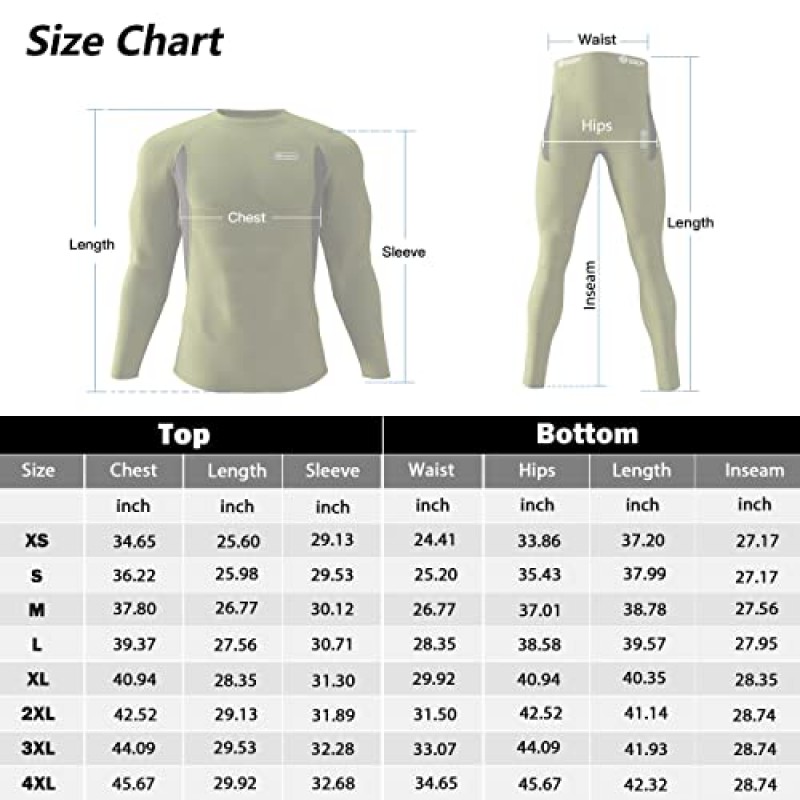 남성용 romision 열 속옷, 양털 안감이있는 긴 존스 세트, 겨울 사냥 장비 따뜻한 기본 레이어 스포츠 상단 및 하단