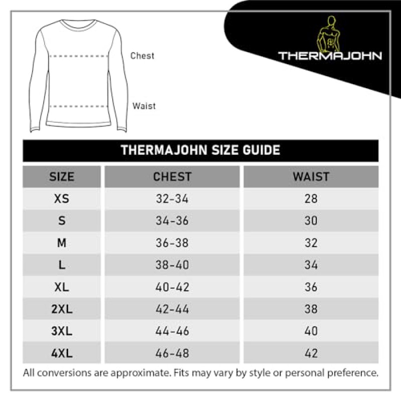 Thermajohn 남성용 열 셔츠 남성용 긴 소매 열 압축 셔츠 기본 레이어 추운 날씨