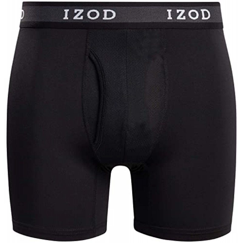 IZOD 남성용 5팩 퍼포먼스 복서 브리프