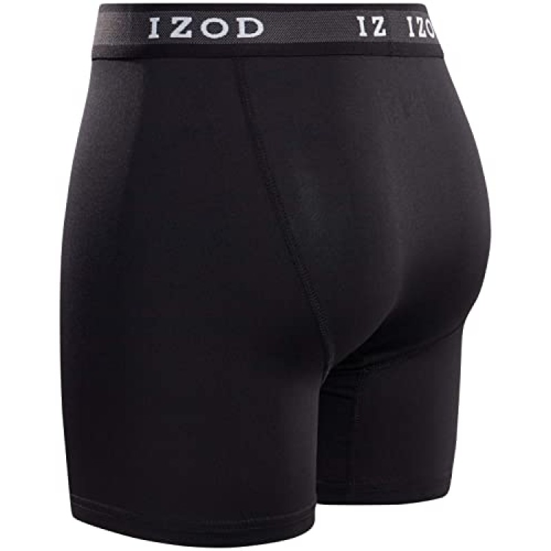 IZOD 남성용 5팩 퍼포먼스 복서 브리프