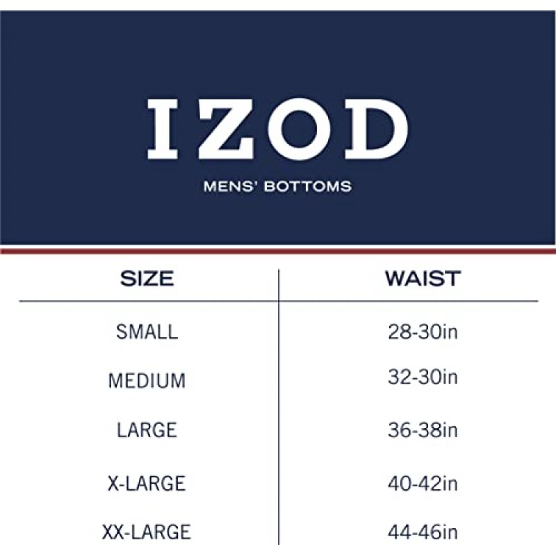 IZOD 남성용 5팩 퍼포먼스 복서 브리프