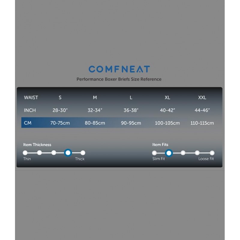 Comfneat 남성용 운동 복서 브리프 스포츠 퍼포먼스 속옷(플라이 포함)(4팩/6팩)