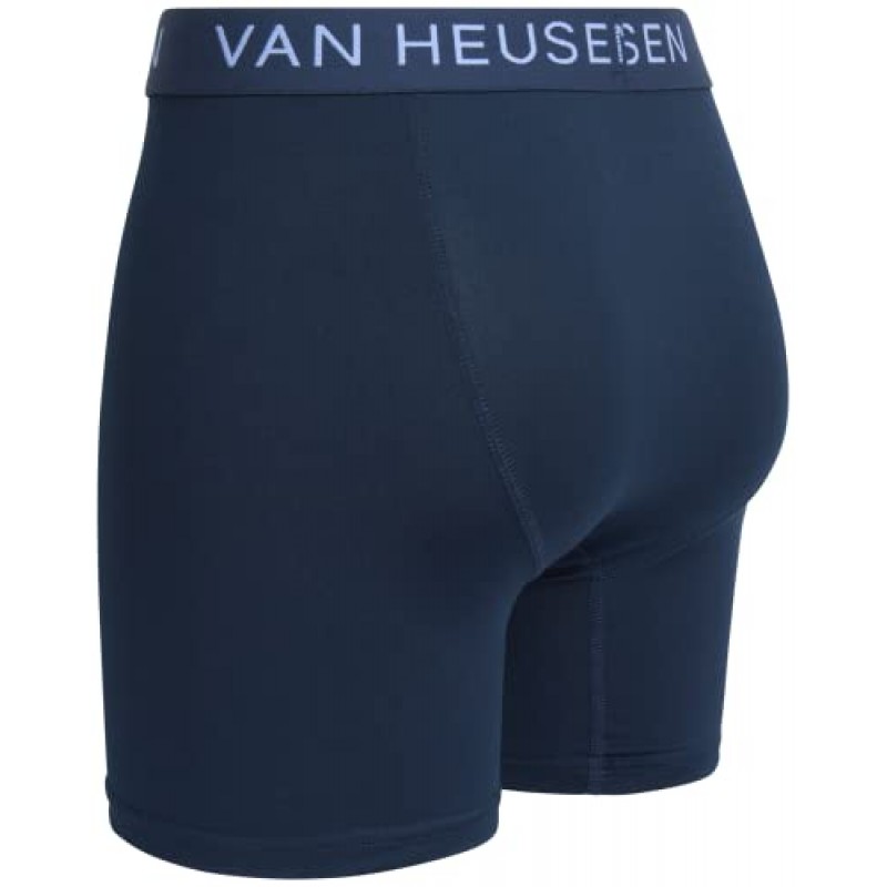 Van Heusen 남성 속옷 - 컨투어 파우치가 포함된 캐주얼 스트레치 박서 브리프(3팩)