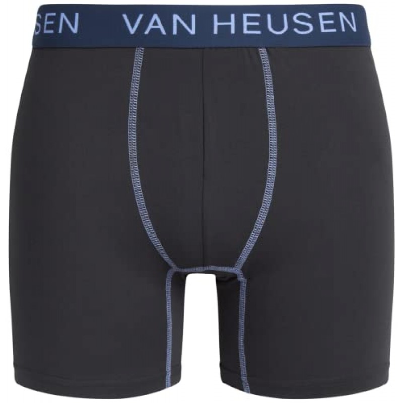 Van Heusen 남성 속옷 - 컨투어 파우치가 포함된 캐주얼 스트레치 박서 브리프(3팩)