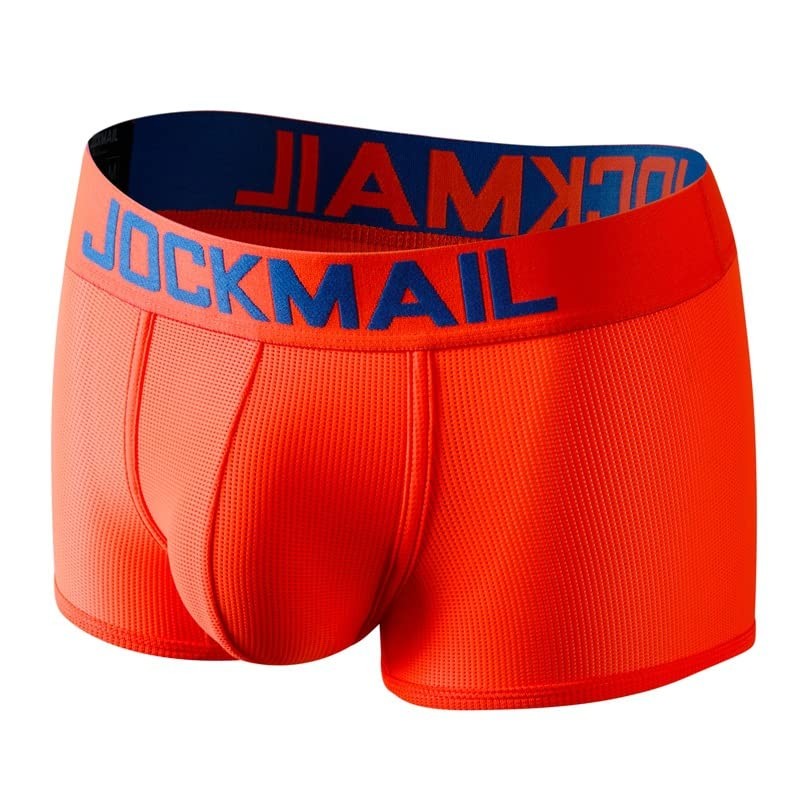 JOCKMAIL 4 개/갑 남성 팬티 속옷 메쉬 컴포트 속옷 팬티 남성 속옷