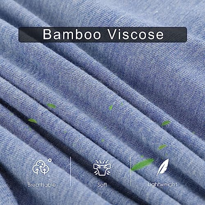 BAMBOO COOL 남성 속옷 복서 브리프 부드럽고 편안한 대나무 비스코스 속옷 트렁크(4 또는 7팩)