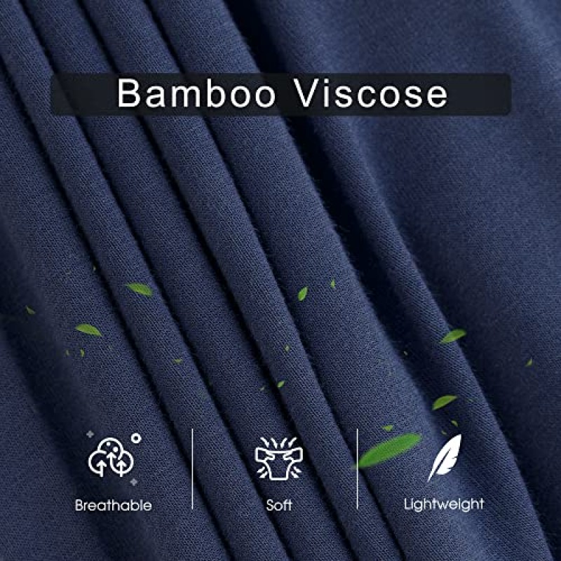 BAMBOO COOL 남성 속옷 복서 브리프 7팩 통기성과 부드러운 대나무 비스코스, 남성용 플라이 속옷