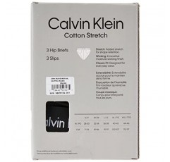 Calvin Klein 남성 코튼 스트레치 3팩 힙 브리프