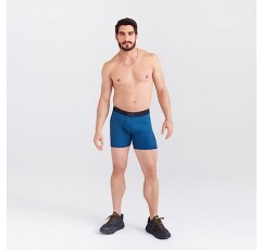 SAXX 남성용 속옷 - Quest Quick Dry Mesh Boxer Brief Fly 3 팩(주머니 지원 내장) - 남성용 속옷, 가을