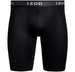 IZOD 남성 속옷 - 롱 레그 퍼포먼스 복서 브리프(10팩)