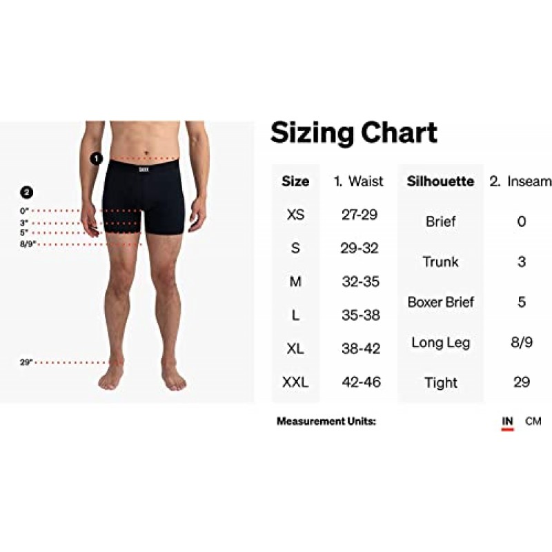 SAXX 남성용 속옷 - 논스톱 스트레치 코튼 브리프 – 파우치 지지대가 내장된 3개 팩 및 남성용 플라이 속옷