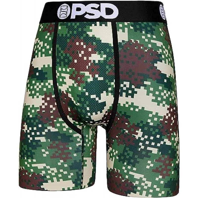 PSD 남성용 Hype Digi Camo 3팩 복서 브리프, 멀티, M