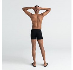 SAXX 남성 속옷 – 파우치 지지대가 내장된 VIBE 슈퍼 소프트 복서 브리프 – 2개 팩, 레이서 블루/블랙, 미디엄
