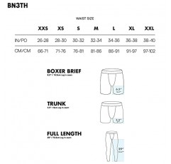 BN3TH 클래식 박서 브리프 솔리드 2 팩 - 남성용 블랙 XX-라지