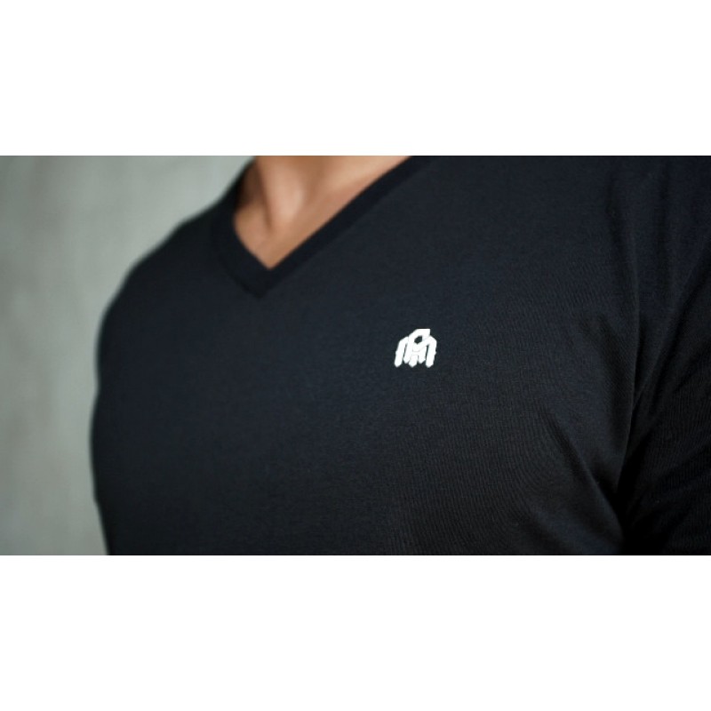 INTO THE AM 남성용 프리미엄 V 넥 티셔츠 - 모던 핏 티셔츠 S - 2XL V넥 언더셔츠