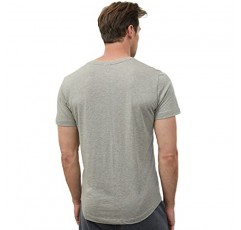 Barefoot Dreams Malibu Collection 남성용 코튼 모달 V 넥 티셔츠 슬리브 V 넥 티셔츠, 경량 티셔츠, 남성용 언더 셔츠