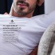 땀 방지 언더셔츠 남성용 모달 크루 땀 패드 포함, 당황스러운 냄새를 방지하기 위해 처리된 은색 알루미늄 없음 대체품 3pk