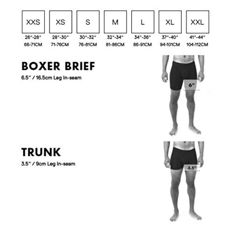 BN3TH 남성용 클래식 복서 트렁크(2팩) - 일상 착용을 위한 볼 파우치가 포함된 통기성 풀온 속옷 - 3.5인치 안쪽 솔기, 롤 없음 허리밴드 및 플라이리스가 있는 슬림핏 짧은 복서 - 블랙/차콜(XS)