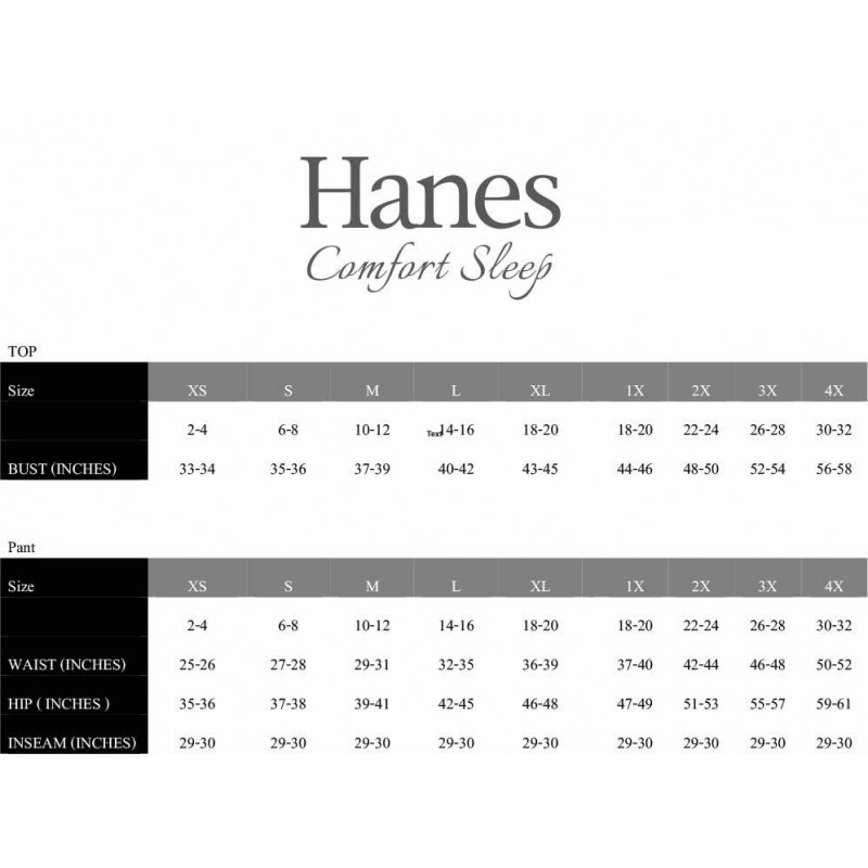 Hanes 여성용 드림스케이프 긴소매 탑 및 파자마 바텀 버터 니트 수면 및 라운지 세트, 그레이/바인, 스몰