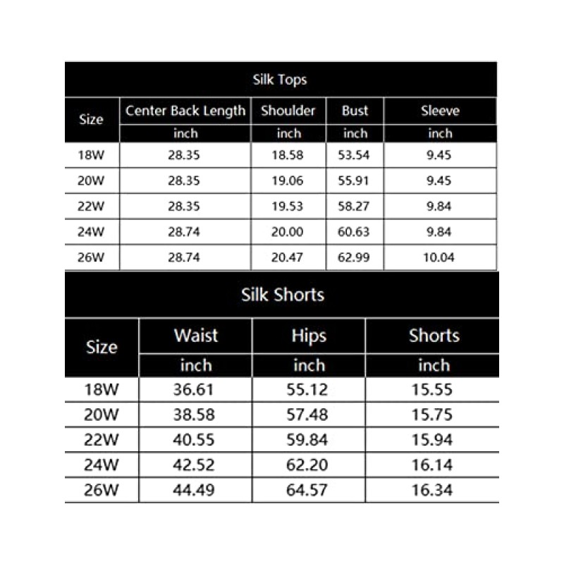 SWOMOG Womens 플러스 사이즈 잠옷 새틴 실크 반소매 Pjs 세트 프릴 반바지 플러스 2 피스 잠옷 여름 Pj 포켓 포함