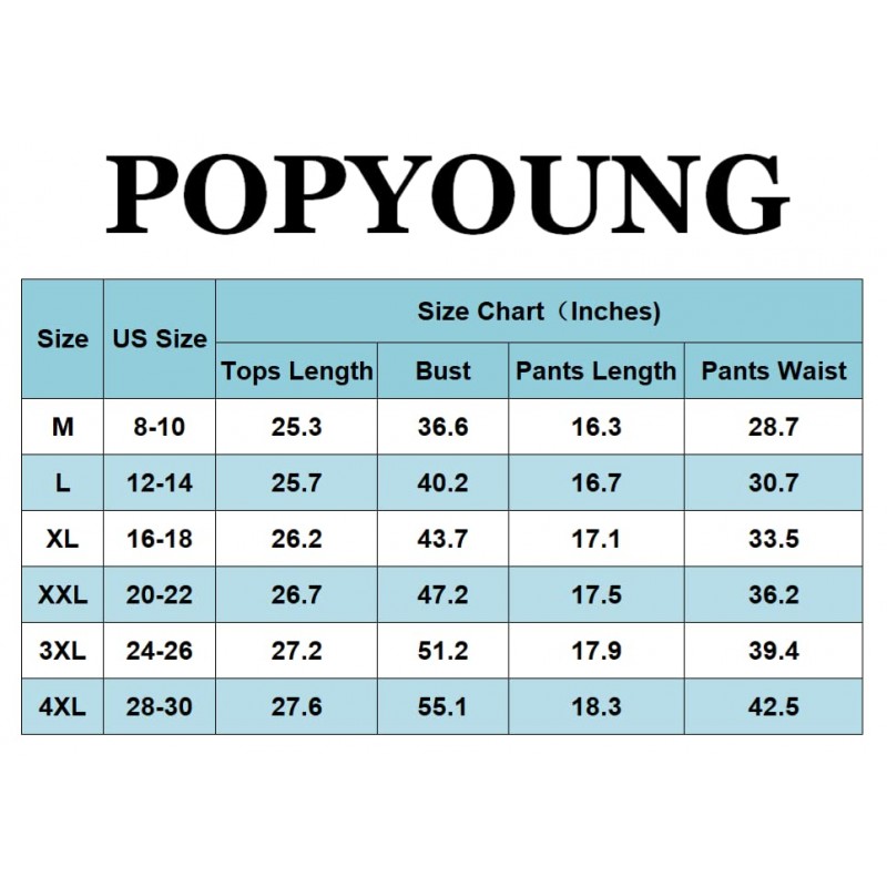 POPYOUNG 2023 여름 2 피스 여성 잠옷 세트, 반팔 캐주얼 라운지 잠옷 여성용 Pjs 세트 포켓 포함