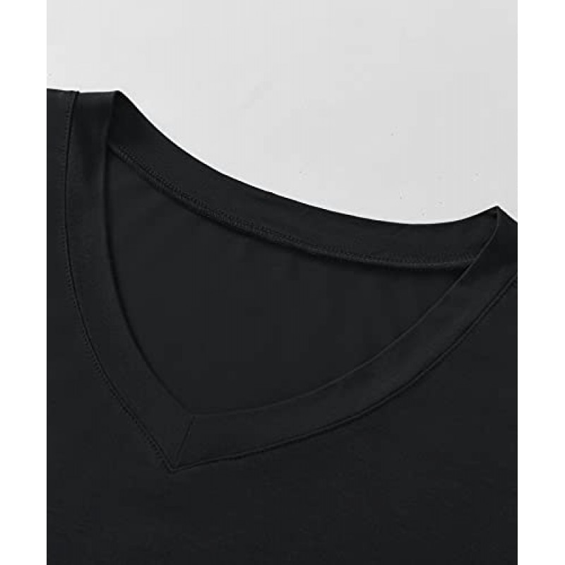 Latuza 여성용 대나무 비스코스 긴 소매 탑 조깅 바지 잠옷 세트