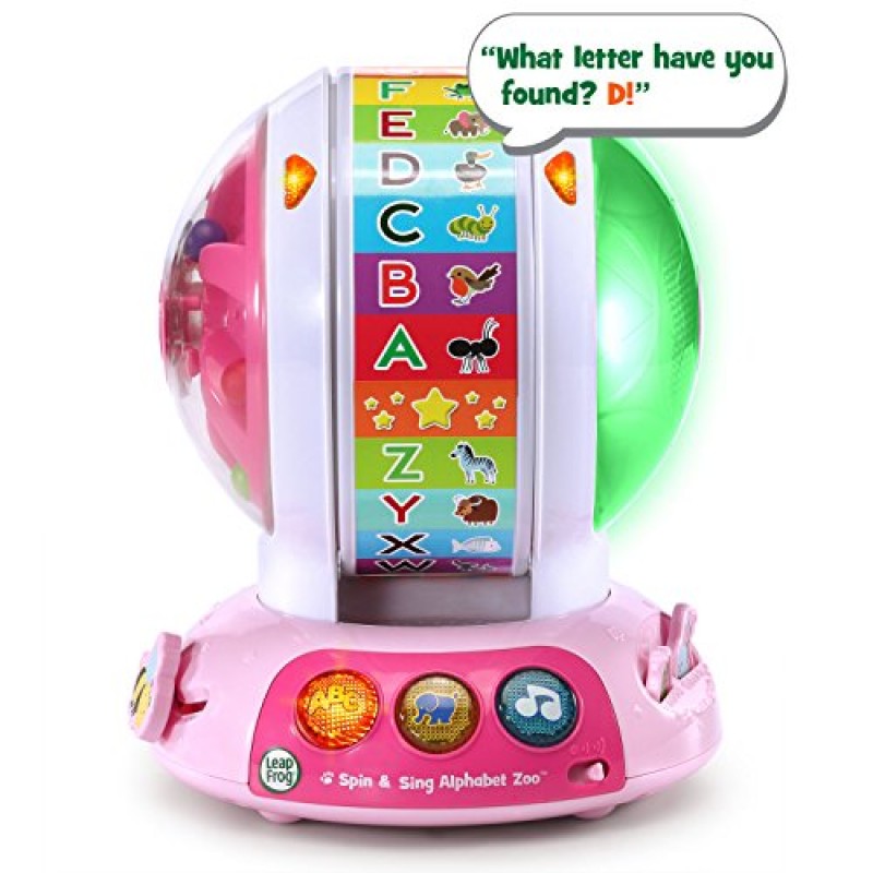 LeapFrog Spin and Sing Alphabet Zoo 아마존 독점, 핑크