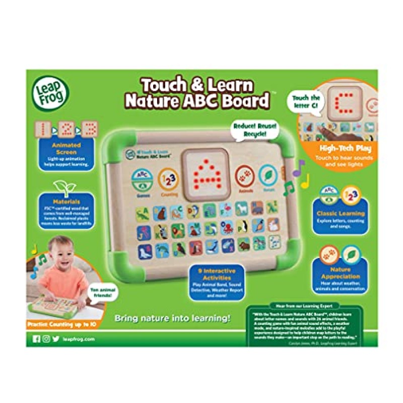 LeapFrog Touch and Learn Nature ABC 보드, 녹색