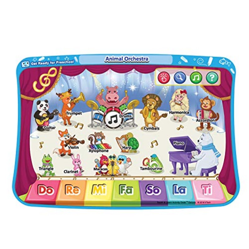 VTech Touch and Learn 활동 데스크 디럭스 확장 팩 - 유치원 준비(포장은 다를 수 있음)