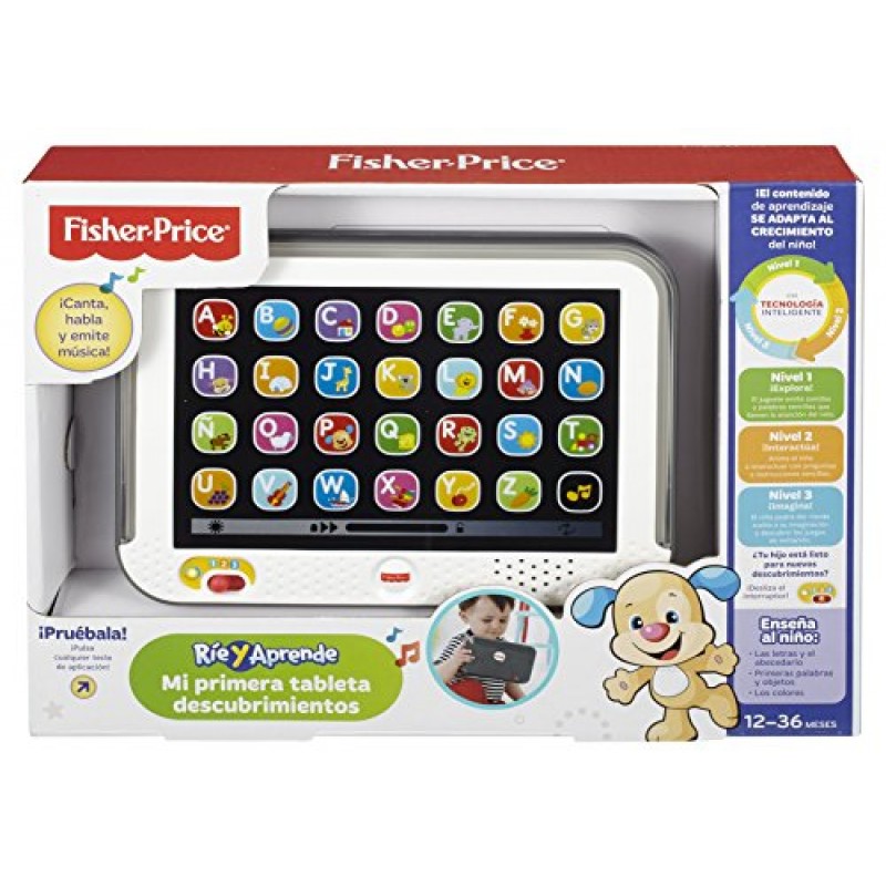 Fisher-Price My First 태블릿, 전자 아기 장난감, 1세 이상(Mattel CDG61)