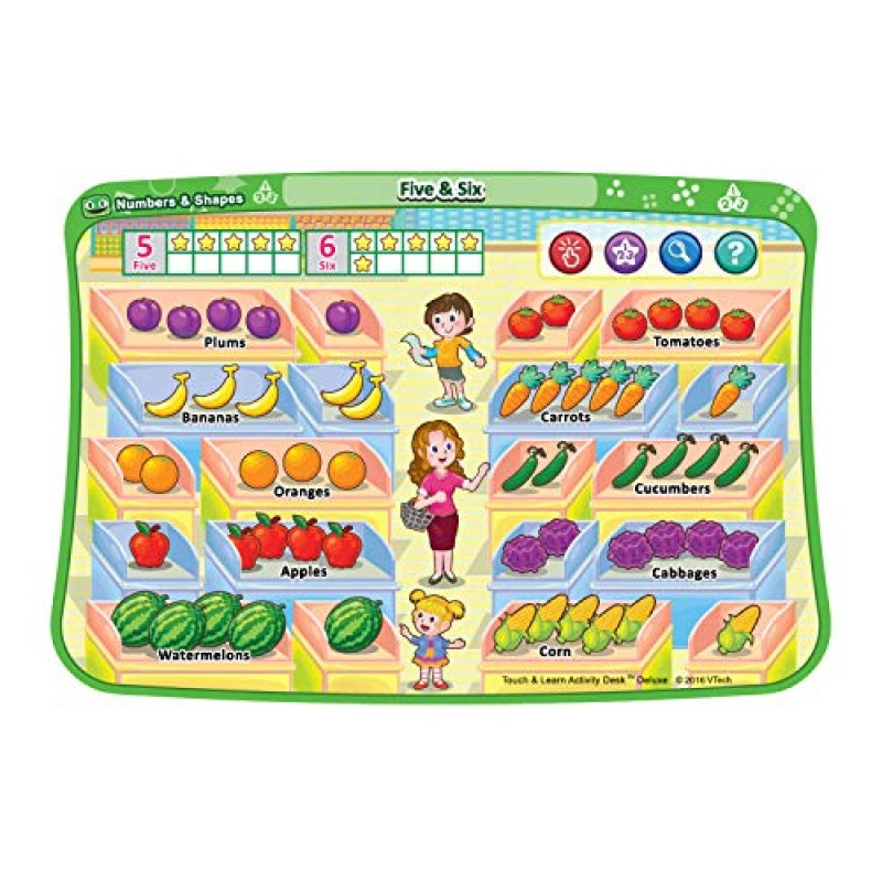 VTech Touch and Learn 활동 데스크 디럭스 확장 팩 - 숫자 및 모양