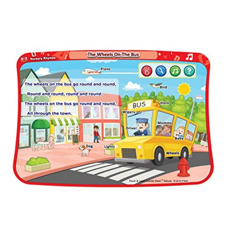 24개월~48개월용 VTech Touch and Learn 활동 데스크 디럭스 확장 팩 - 동요