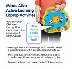 Minds Alive MA03 어린이를 위한 스마트 태블릿 장난감 - 어린이 발달, 듣기 및 주의력 능력에 도움 - 재미있는 대화형 학습 활동 기능, 2세 이상