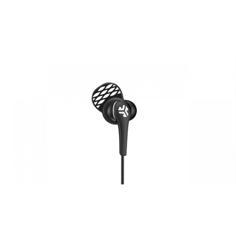 JLab JBuds Pro Bluetooth 무선 시그니처 이어버드, 티타늄 10mm 드라이버, 6시간 배터리 수명, 음악 제어, 소음 차단, Bluetooth 4.1 추가 젤 팁 및 쿠션 핀, 블랙