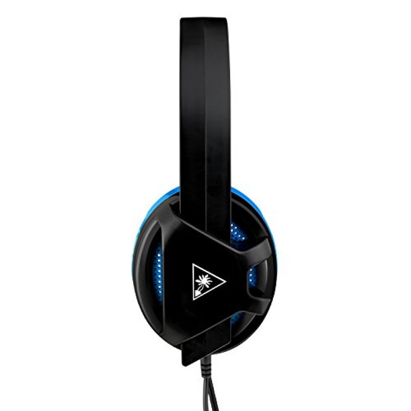 Turtle Beach Recon Chat PlayStation 헤드셋 – PS5, PS4, Xbox Series X, Xbox Series S, Xbox One, Nintendo Switch, 모바일 및 3.5mm PC – 안경 사용 가능, 고감도 마이크 - 블랙