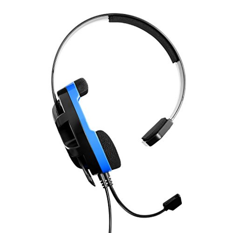 Turtle Beach Recon Chat PlayStation 헤드셋 – PS5, PS4, Xbox Series X, Xbox Series S, Xbox One, Nintendo Switch, 모바일 및 3.5mm PC – 안경 사용 가능, 고감도 마이크 - 블랙