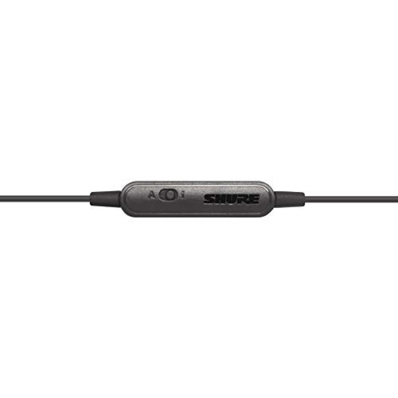 Shure RMCE-UNI 분리형 SE 이어버드 이어폰용 원격 마이크 범용 통신 케이블 - 3.5mm 커넥터, 50인치 길이 - Apple 및 Android 장치에서 통화, 음성 프롬프트, 볼륨/재생 제어