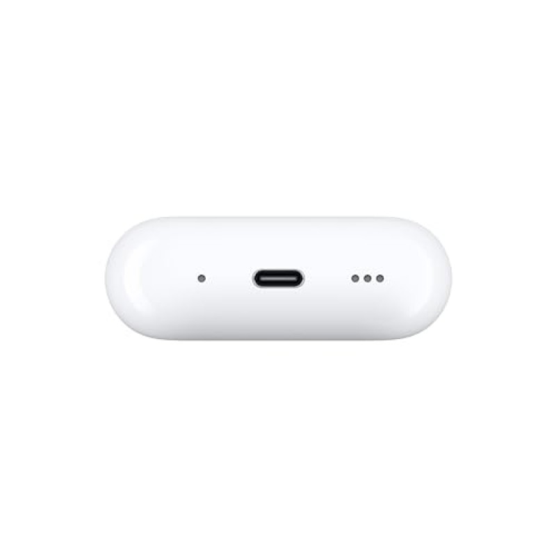 Apple AirPods Pro(2세대) 무선 이어버드, 최대 2배 강화된 능동형 소음 제거, 적응형 투명성, 맞춤형 공간 오디오 MagSafe 충전 케이스(USB-C) iPhone용 Bluetooth 헤드폰