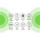 Belkin SoundForm Mini - 마이크가 내장된 무선 Bluetooth 헤드폰 - 어린이용 온이어 - iPhone, iPad, Fire 태블릿 등을 위한 Bluetooth 이어폰 - 블루