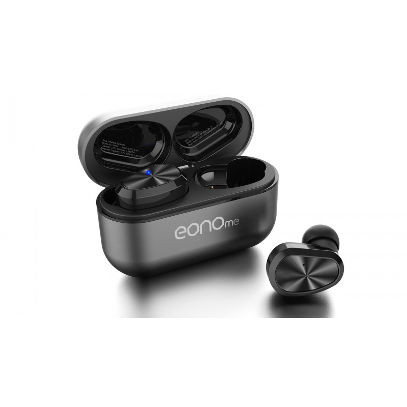 Eonome-W5s-True-Wireless-Earbuds-Bluetooth 5.3 이어폰형 헤드폰 IPX7 방수 - USB-C 충전 스포츠 무선 헤드폰 금속 충전 케이스가 포함된 iPhone, Samsung, Huawei용 내장 마이크(골드)