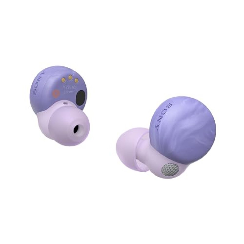 Sony LinkBuds S x Olivia Rodrigo, 진정한 무선 소음 차단 이어버드 헤드폰, iPhone 및 Android와 호환되는 Bluetooth 이어버드, 보라색